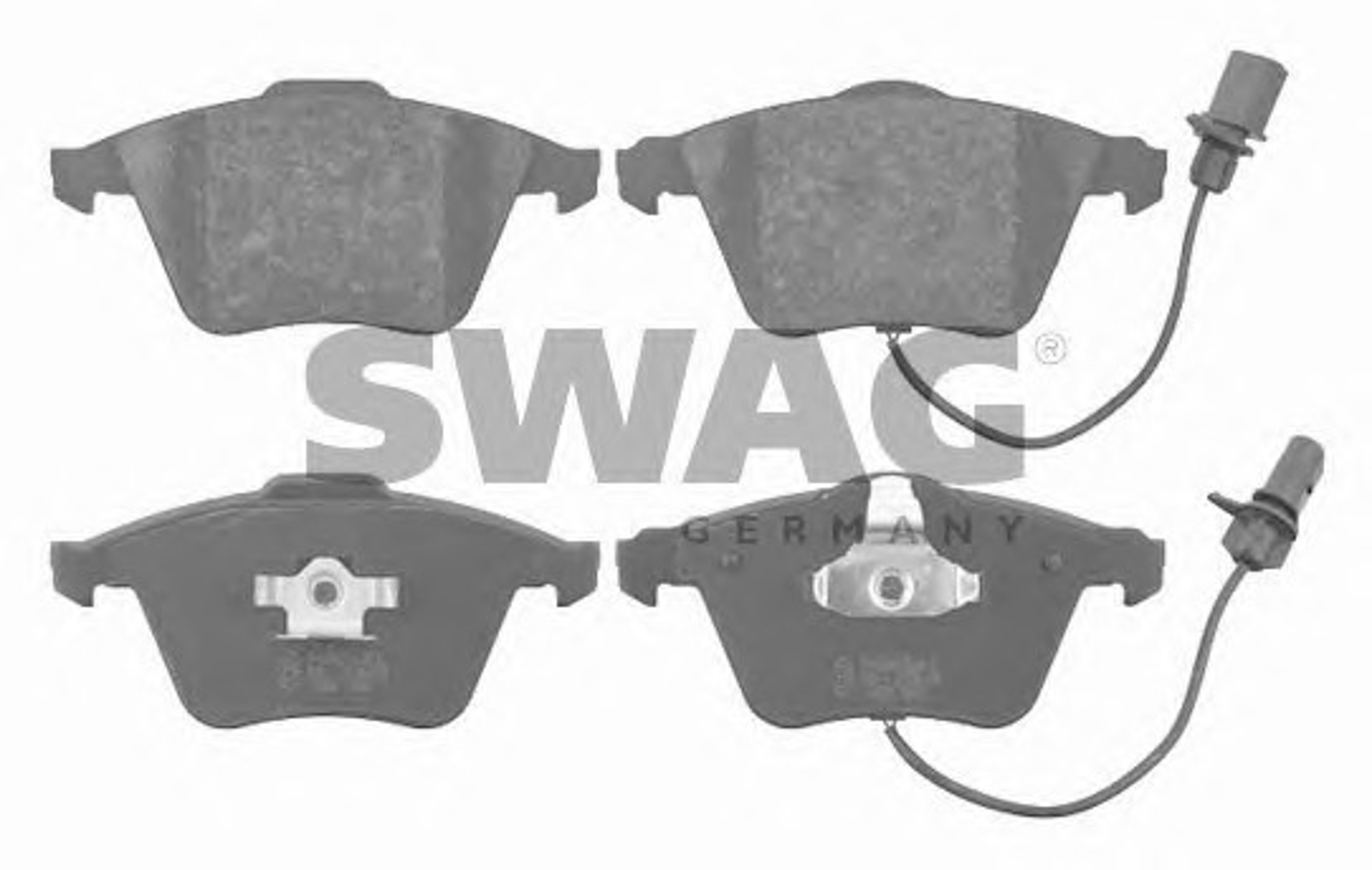 Колодки тормозные дисковые SWAG 30916584