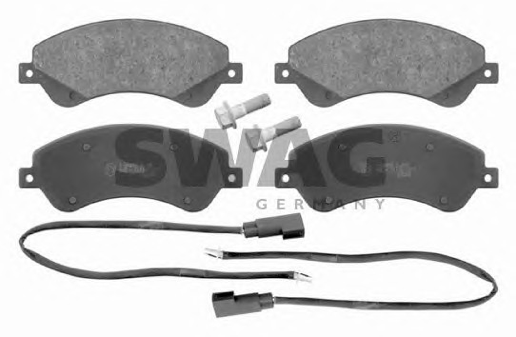 Колодки тормозные дисковые SWAG 50916673