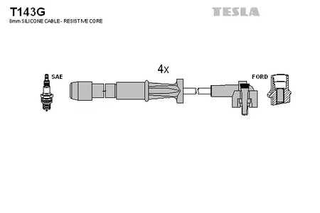 Провод высоковольтный TESLA T143G