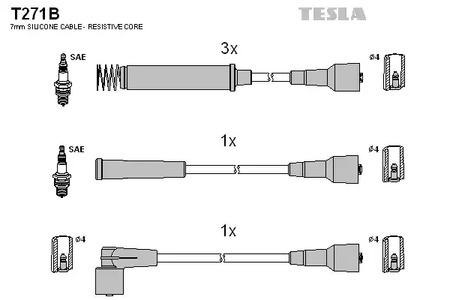 Провод высоковольтный TESLA T271B
