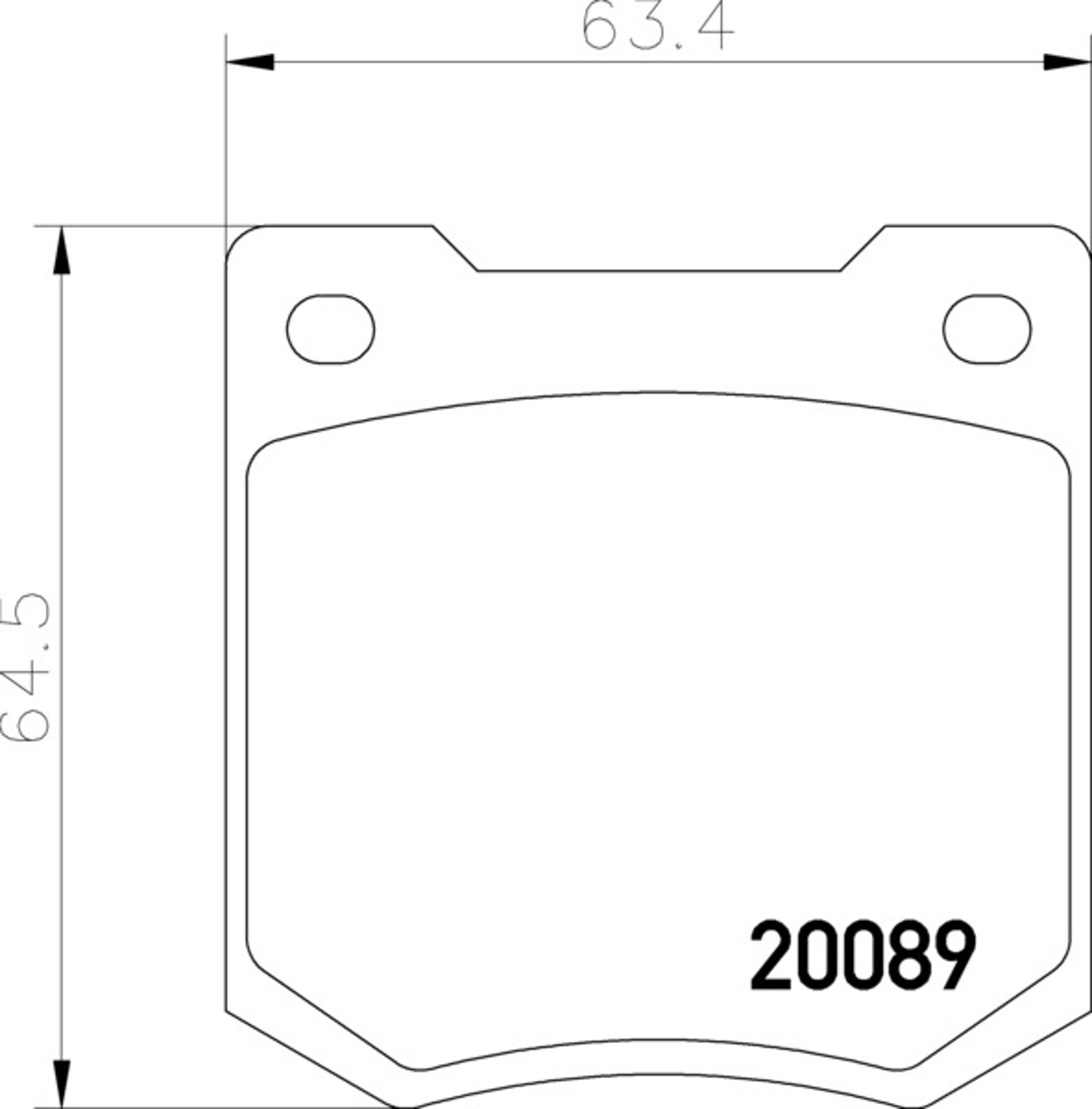 Колодки тормозные дисковые TEXTAR 2008901