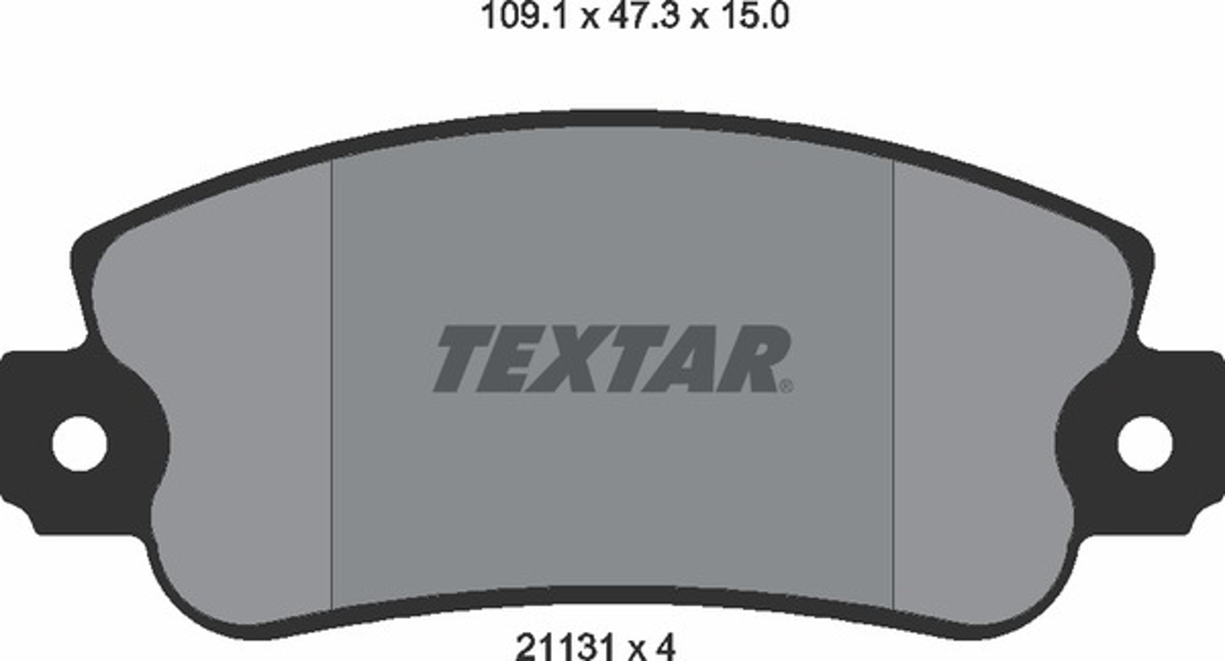 Колодки тормозные дисковые TEXTAR 2113102