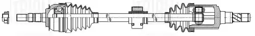 Привод передний правый TRIALLI AR 0526