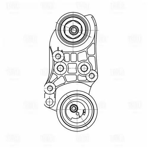 Cm 5246 ролик грм для а/м opel omega (94-) 2.5i/2.6i (натяж.) (cm 5246) TRIALLI CM 5246