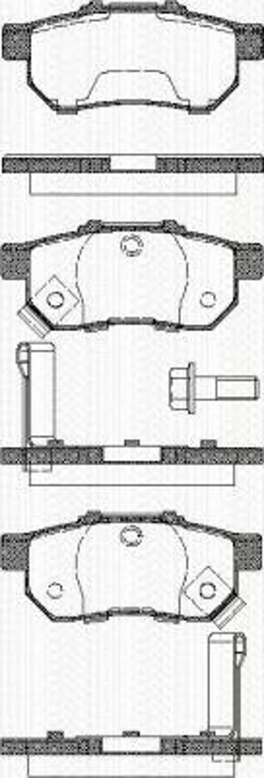 Колодки тормозные дисковые TRISCAN 8110 40003