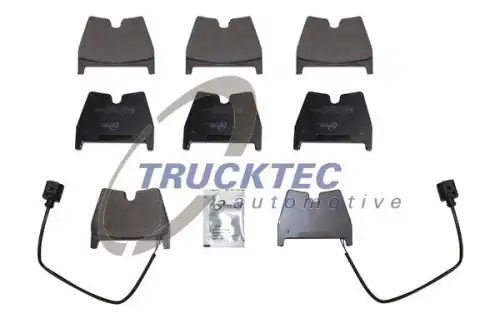Колодки тормозные дисковые /комплект 4 шт/ TRUCKTEC AUTOMOTIVE 07.35.287
