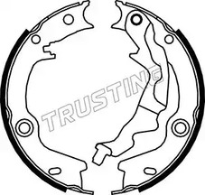 Комплект тормозных колодок стояночная тормозной системы TRUSTING 046.223