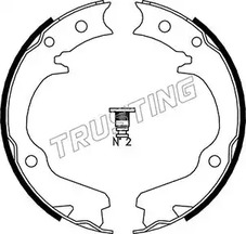Комплект колодок стояночного тормоза TRUSTING 110.336