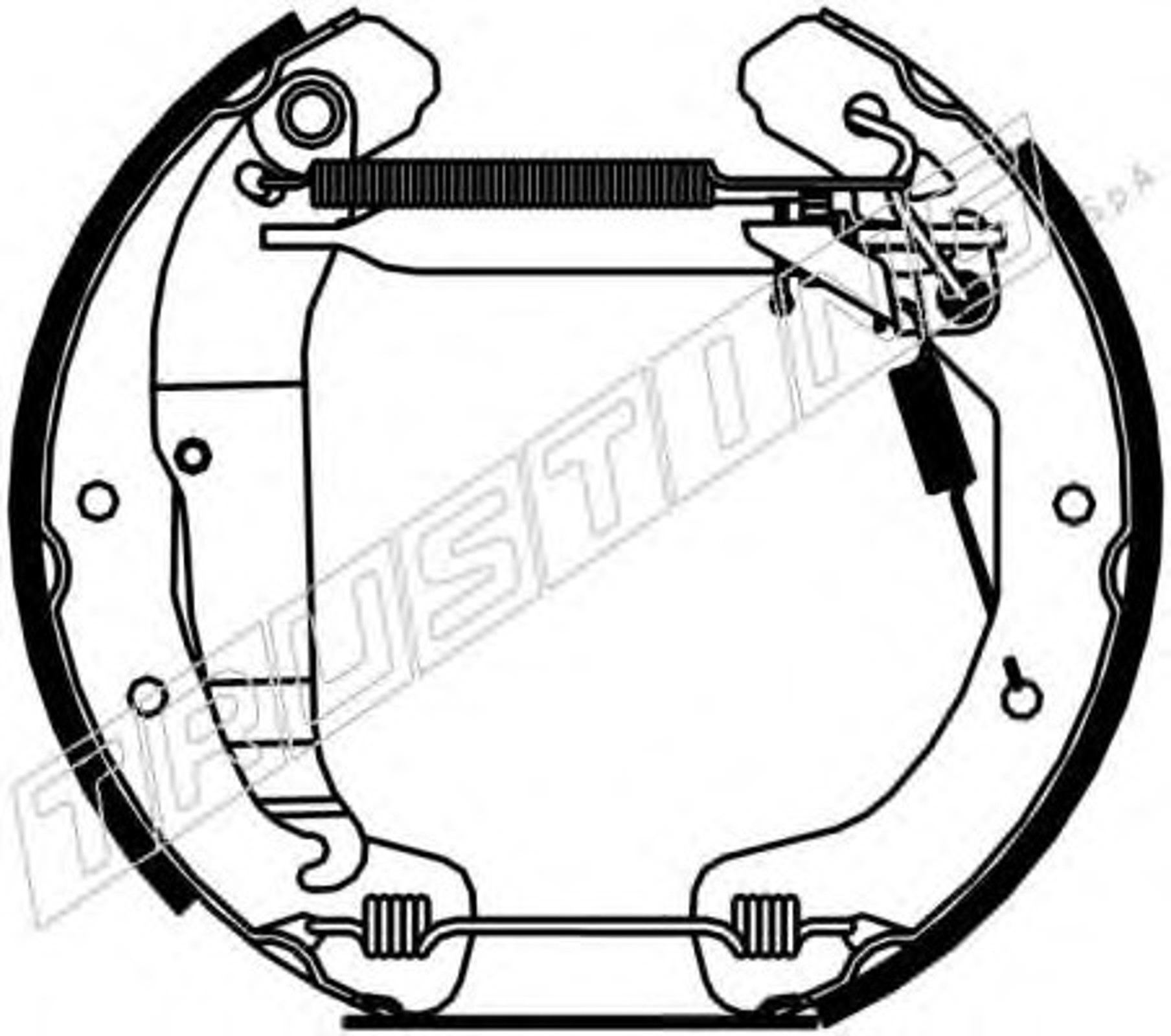 Комплект тормозных колодок TRUSTING 6214