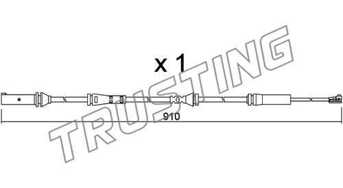 Датчик износа тормозных колодок TRUSTING SU.350