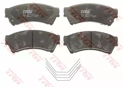 Тормозные колодки дисковые TRW GDB3501