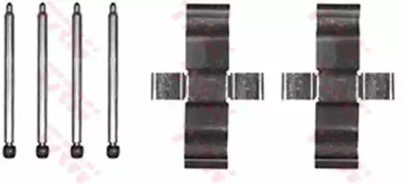 Комплектующие колодки дискового тормоза TRW PFK128