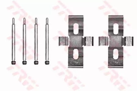 Комплектующие колодки дискового тормоза TRW PFK172