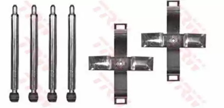 Комплектующие колодки дискового тормоза TRW PFK387