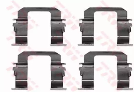 Комплектующие колодки дискового тормоза TRW PFK390