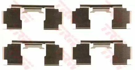 Комплектующие колодки дискового тормоза TRW PFK397