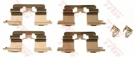 Комплектующие колодки дискового тормоза TRW PFK459