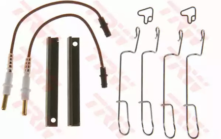 Комплектующие колодки дискового тормоза TRW PFK551
