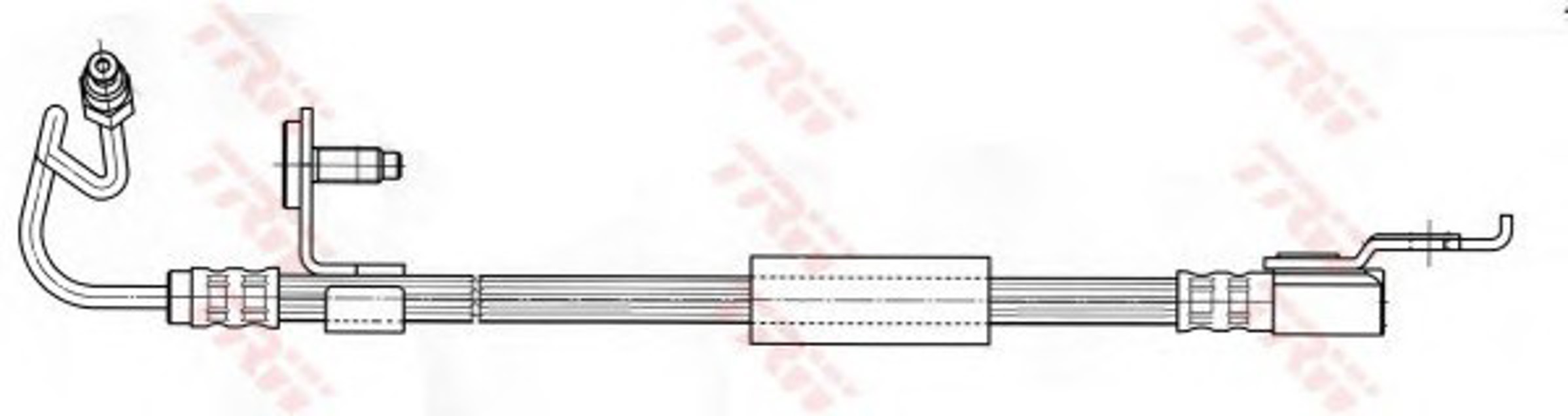 Шланг тормозной TRW PHD396