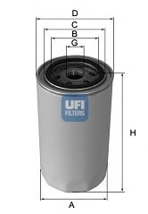 Масляный фильтр UFI 23.186.01