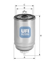 Топливный фильтр UFI 24.397.00