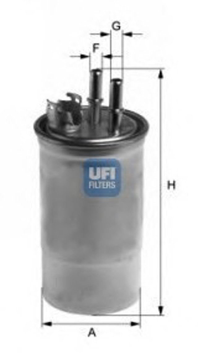 Фильтр топливный UFI 24.433.00