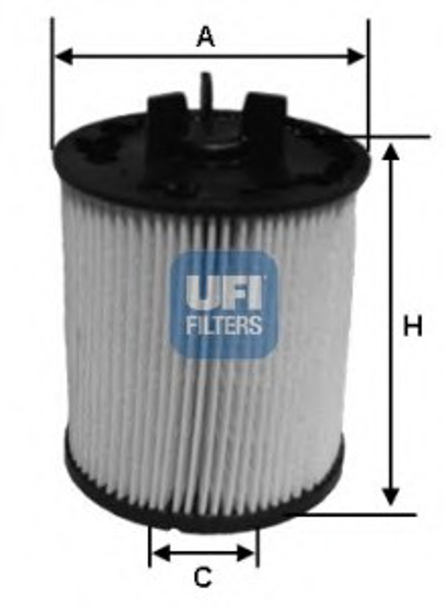 Фильтр топливный UFI 26.023.00