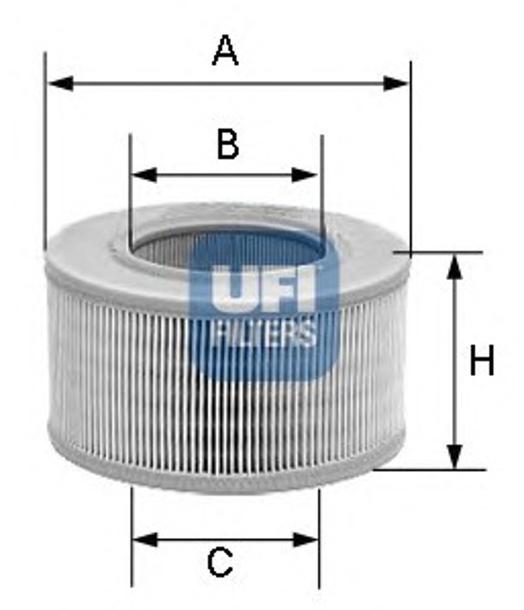 Фильтр воздушный UFI 30.038.01