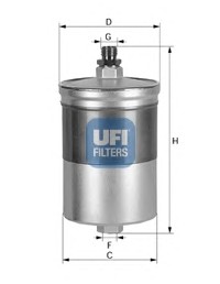 Фильтр топливный UFI 31.505.00