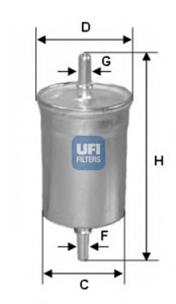 Фильтр топливный UFI 31.848.00