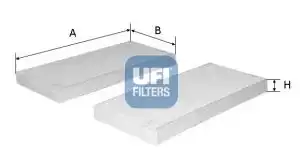 Фильтр салона 2шт. UFI 53.228.00