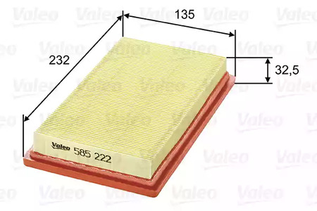 Фильтр воздушный VALEO 585222