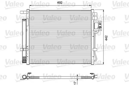 Конденсатор кондиционера VALEO 814404