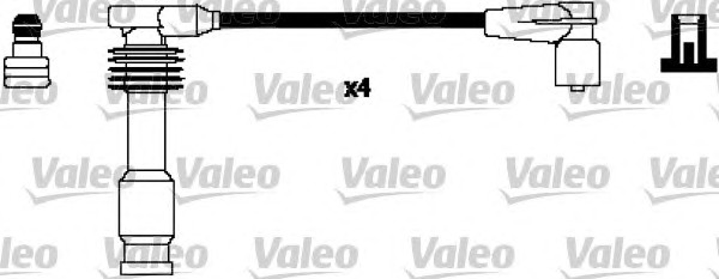Комплект проводов зажигания VALEO 346294