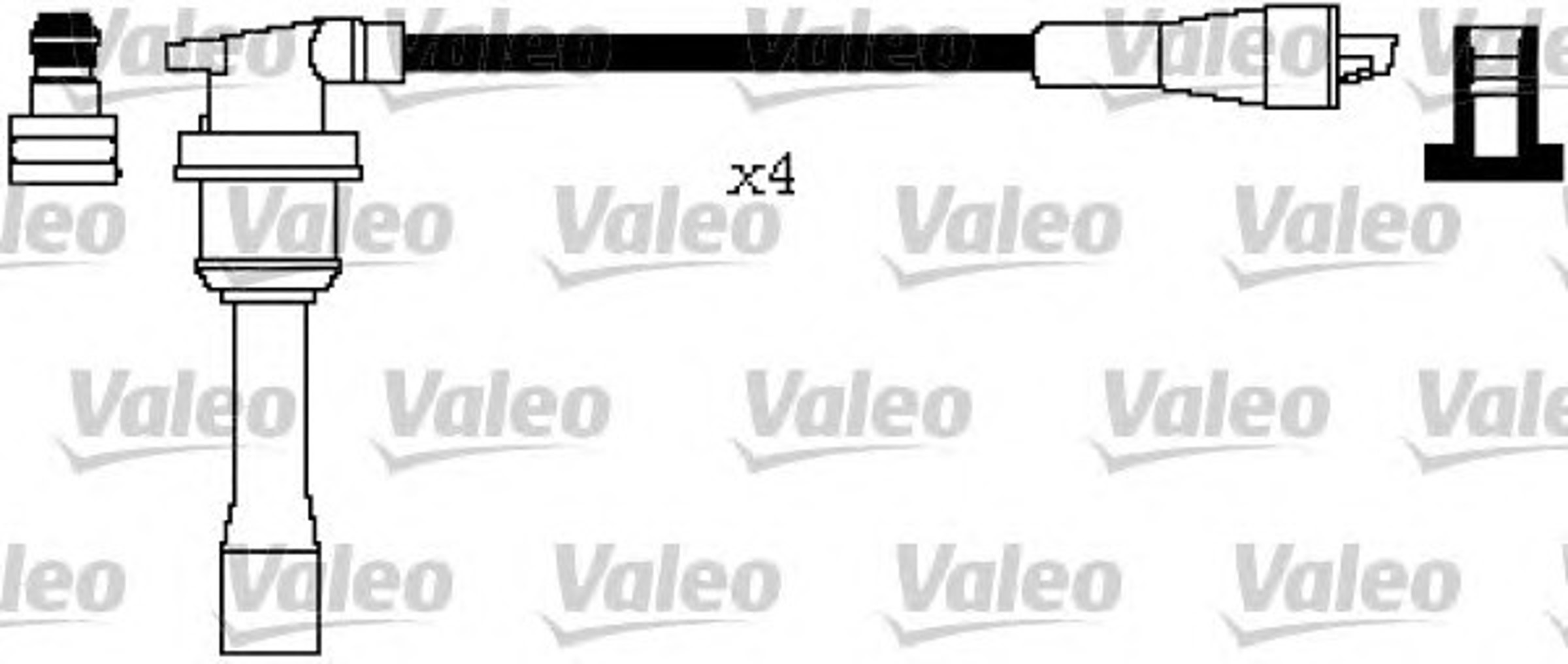 Комплект проводов зажигания VALEO 346559