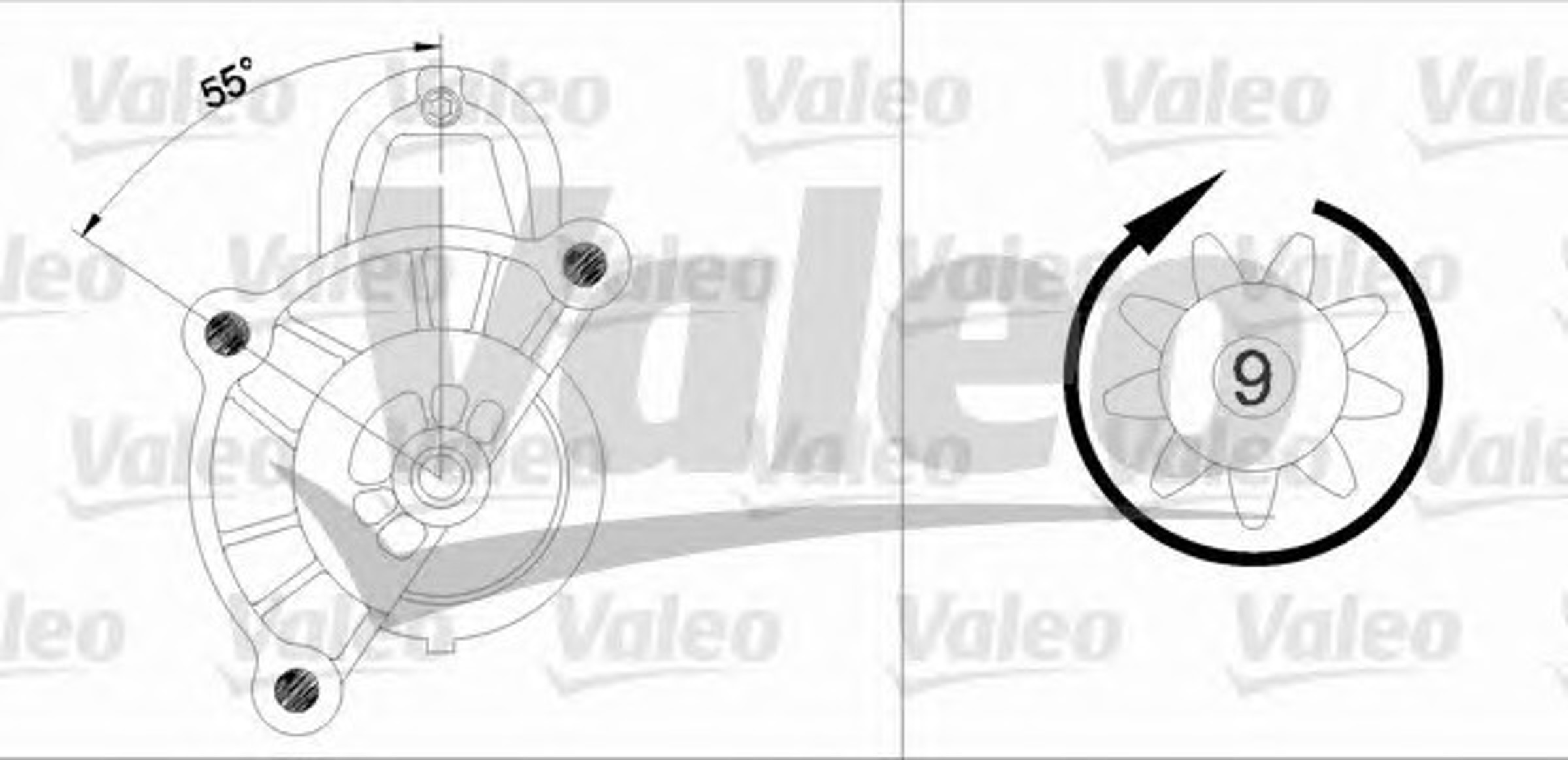 Стартер VALEO 436064