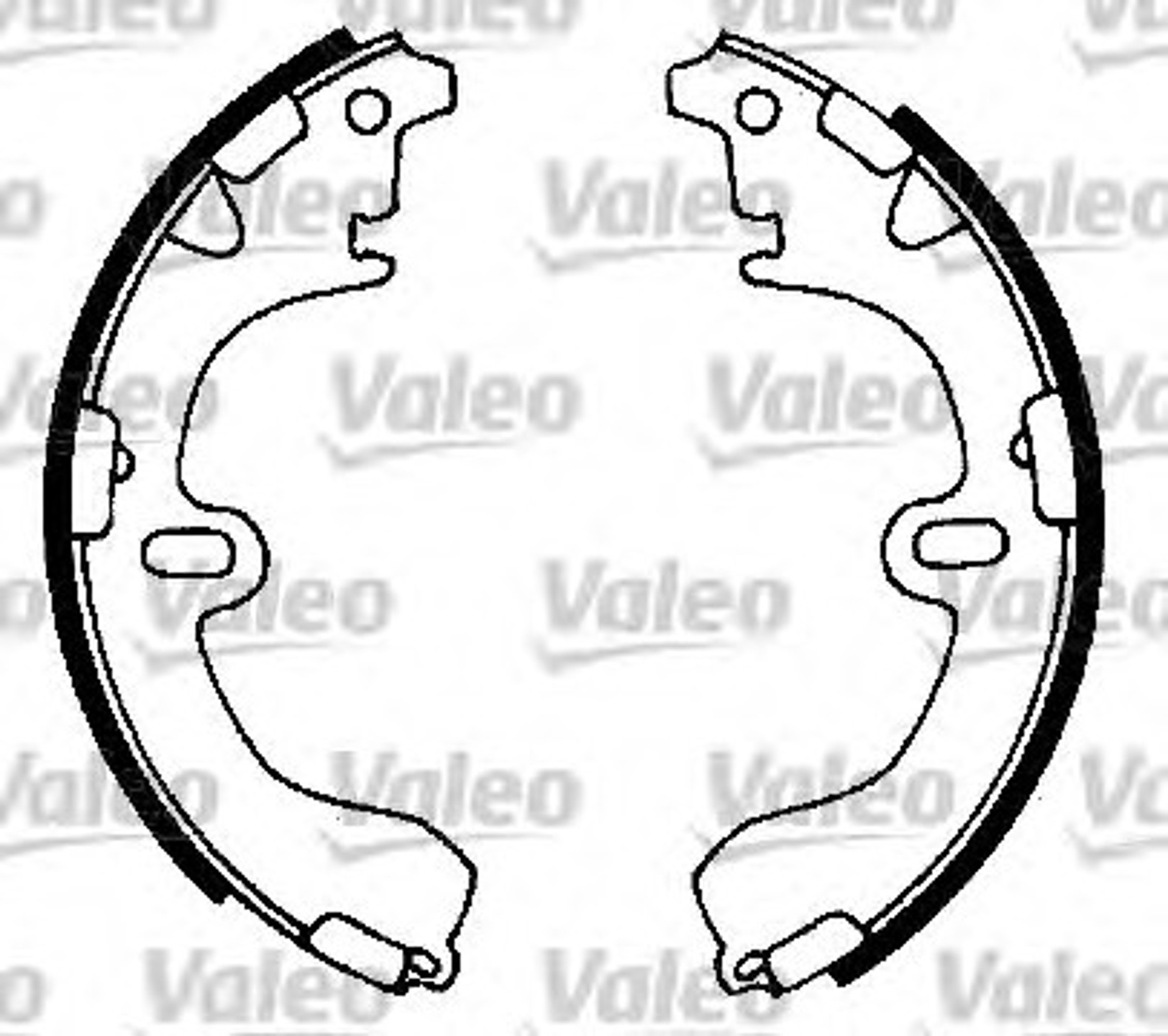 Комплект тормозных колодок VALEO 562599