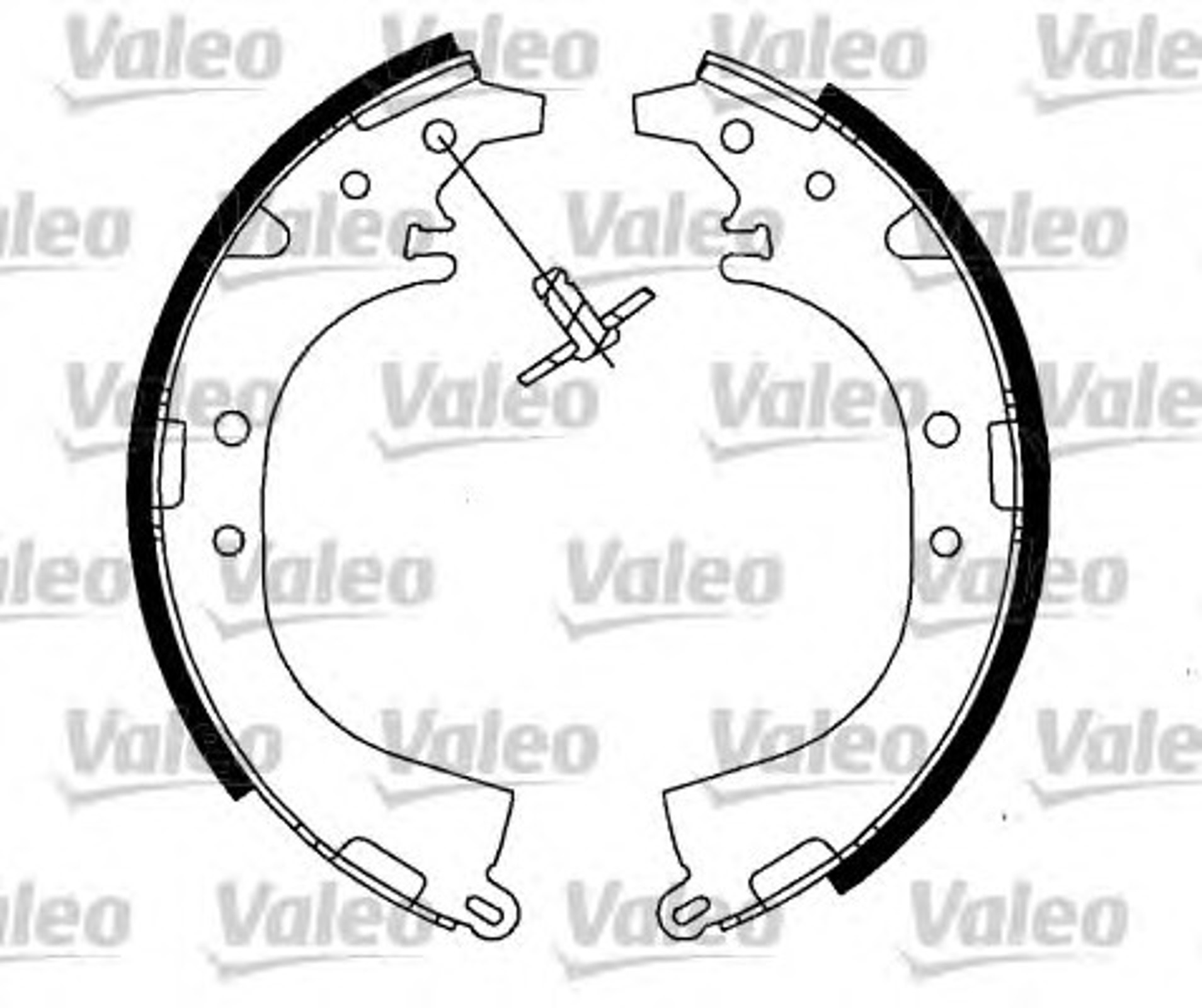 Комплект тормозных колодок VALEO 562774