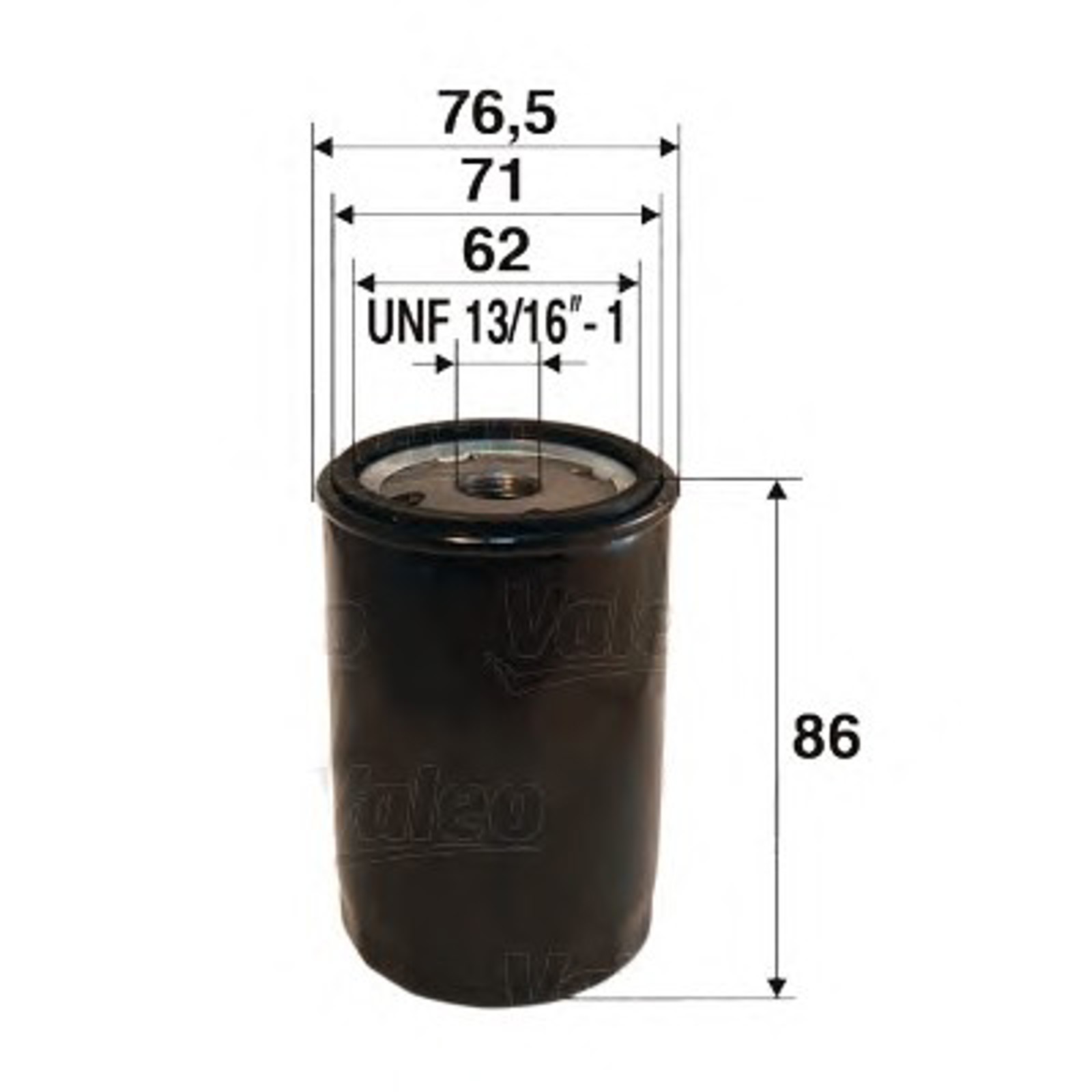 Фильтр масляный VALEO 586048
