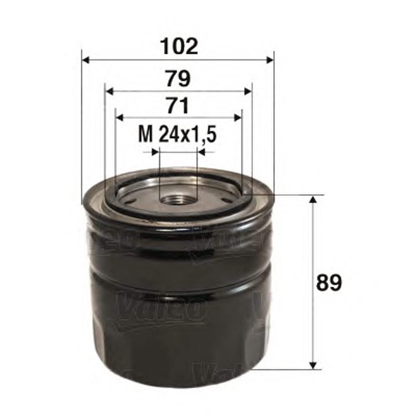 Фильтр масляный VALEO 586061