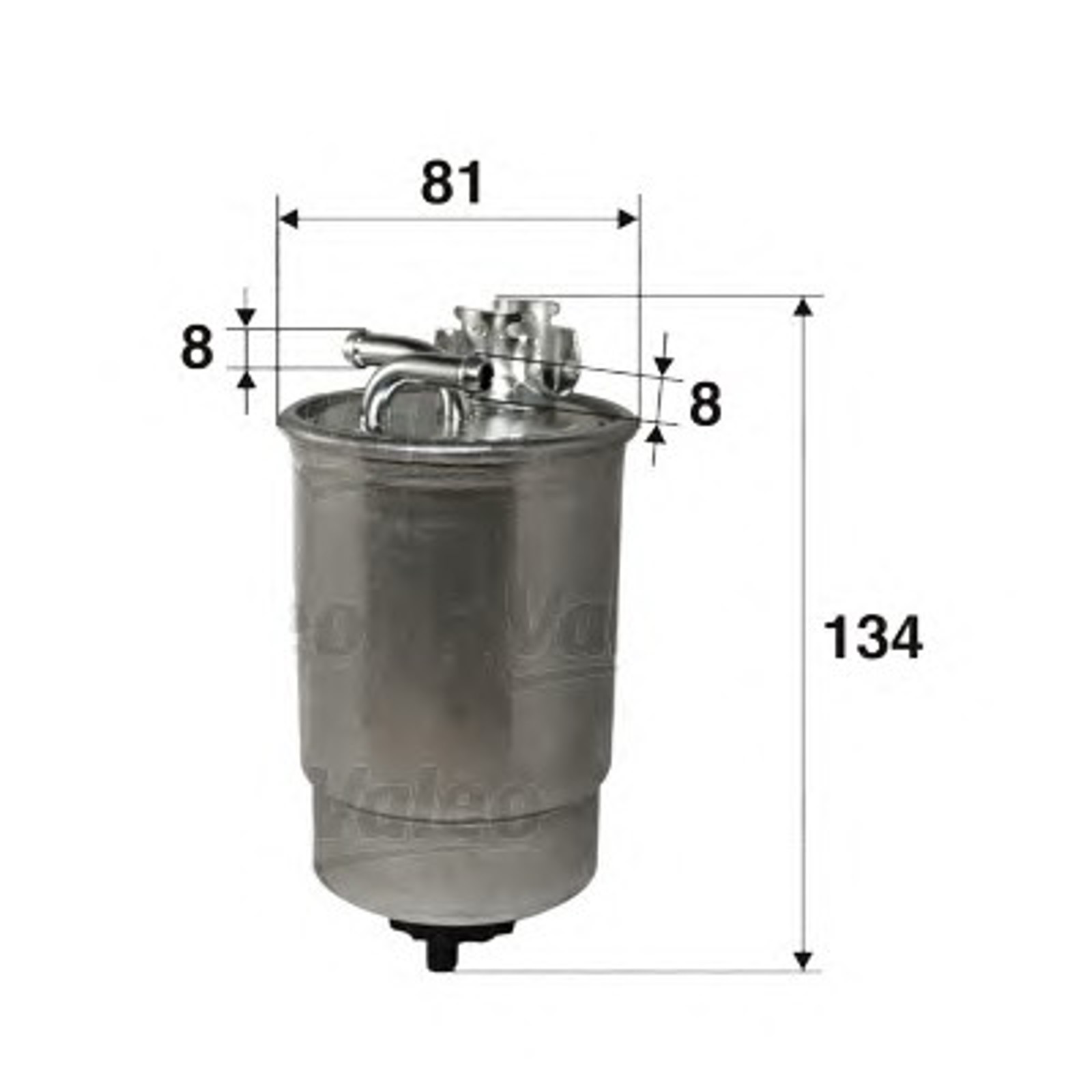 Фильтр топливный VALEO 587529
