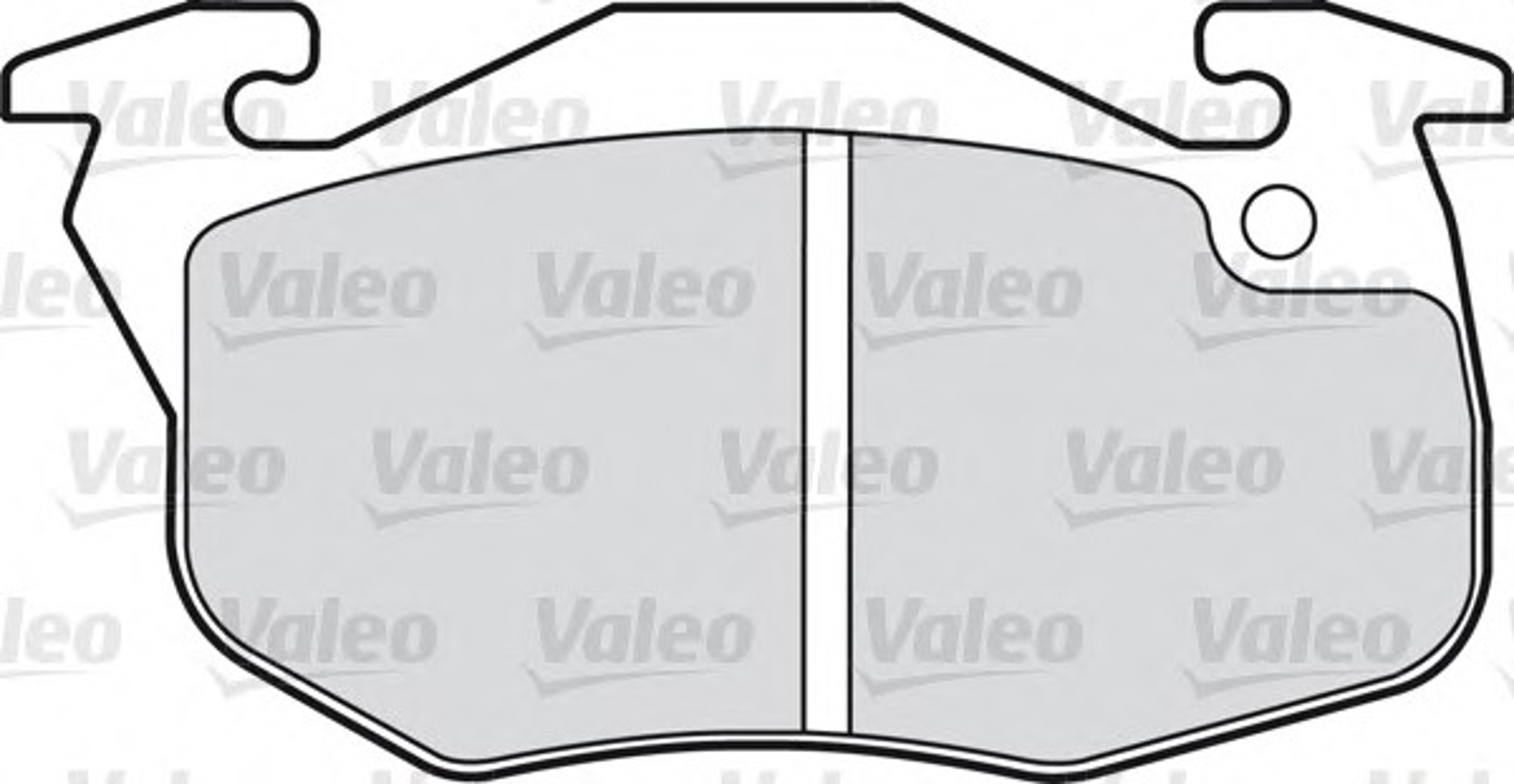 Колодки тормозные дисковые VALEO 598075