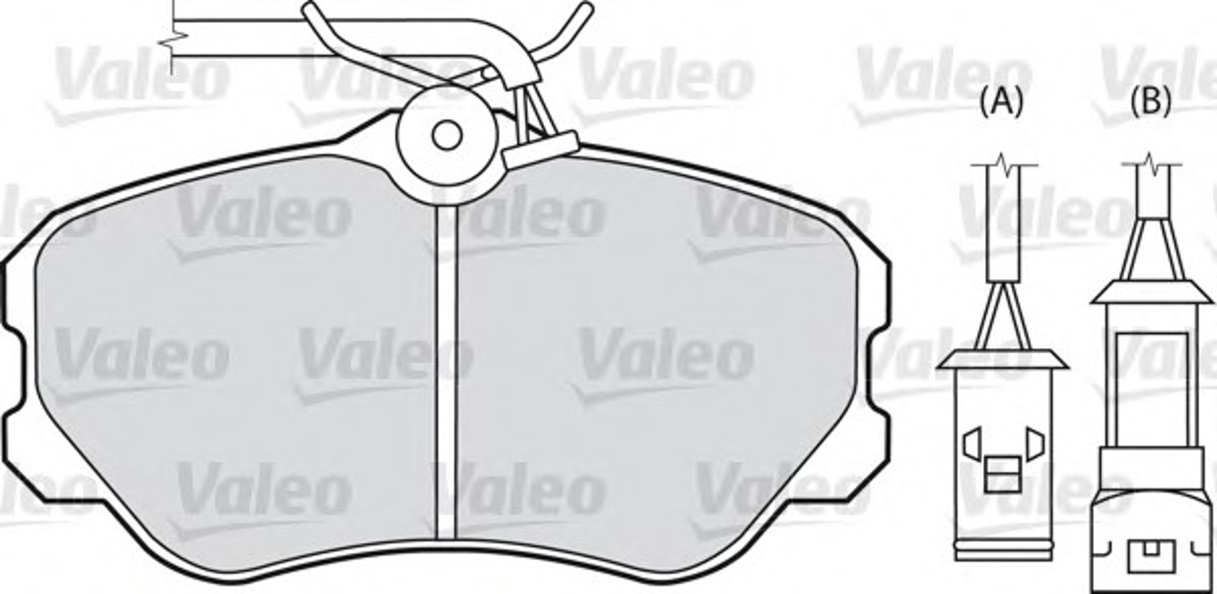 Колодки тормозные дисковые VALEO 598135