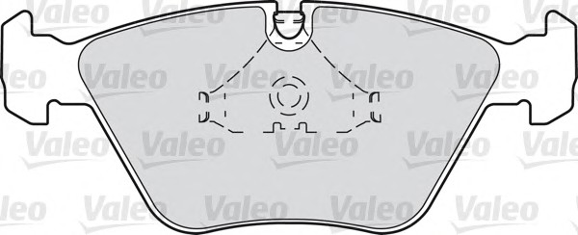 Колодки тормозные дисковые VALEO 598231