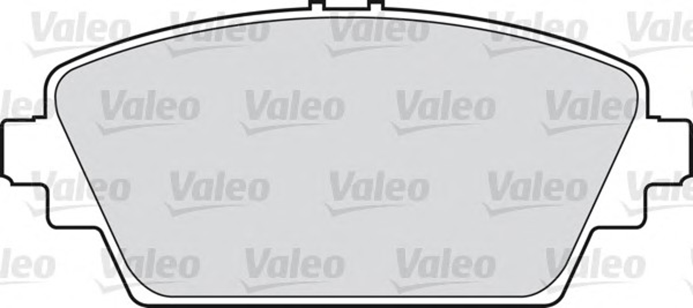 Комплект тормозных колодок дисковый тормоз VALEO 598436