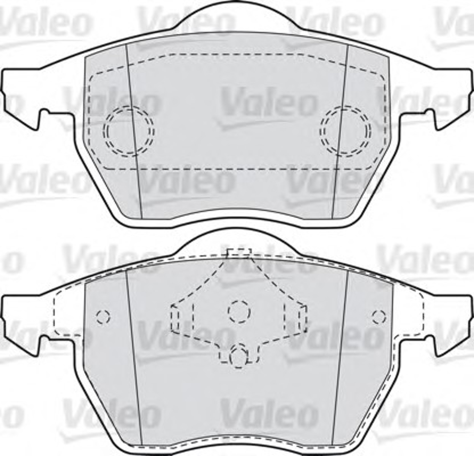 Колодки тормозные дисковые VALEO 598481