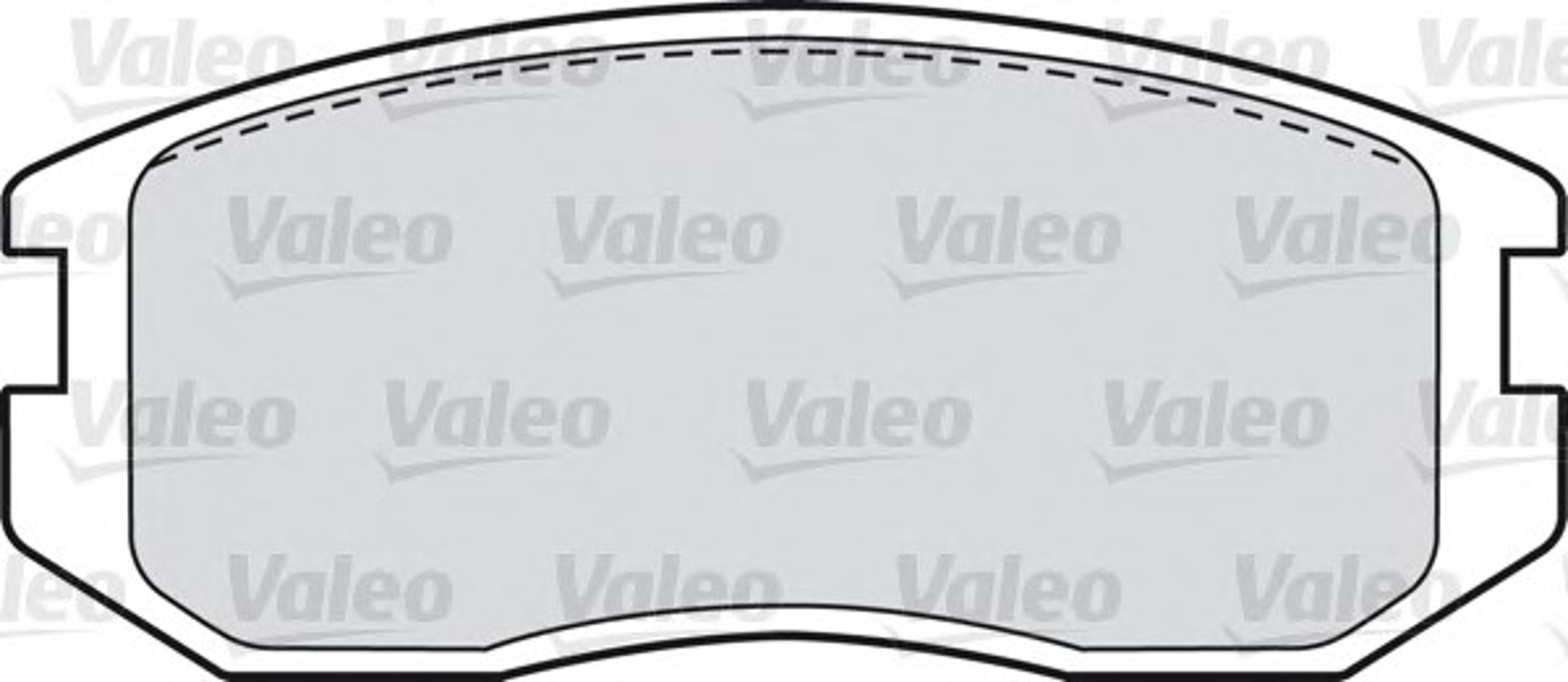 Комплект тормозных колодок дисковый тормоз VALEO 598626