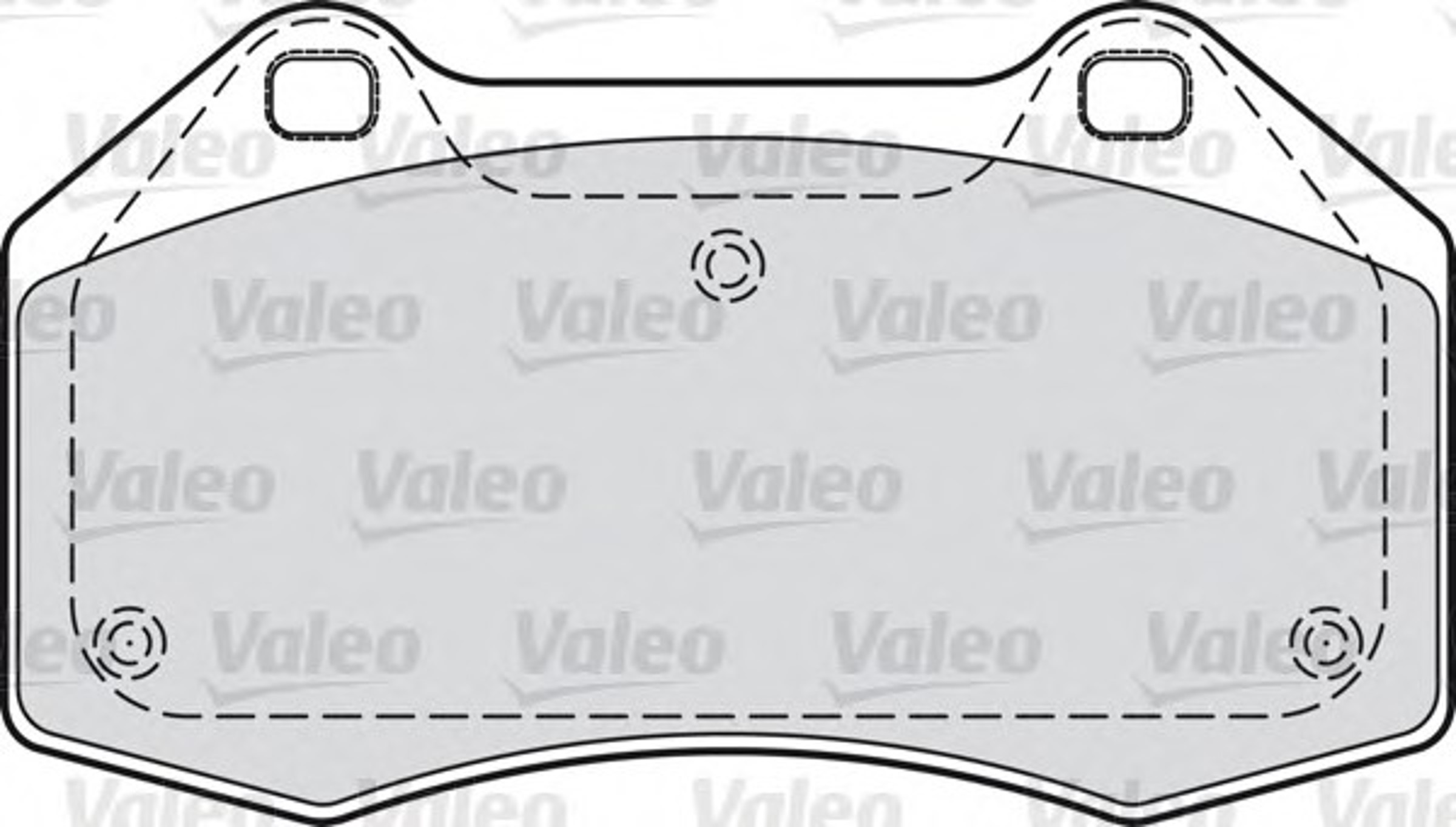 Комплект тормозных колодок дисковый тормоз VALEO 598861
