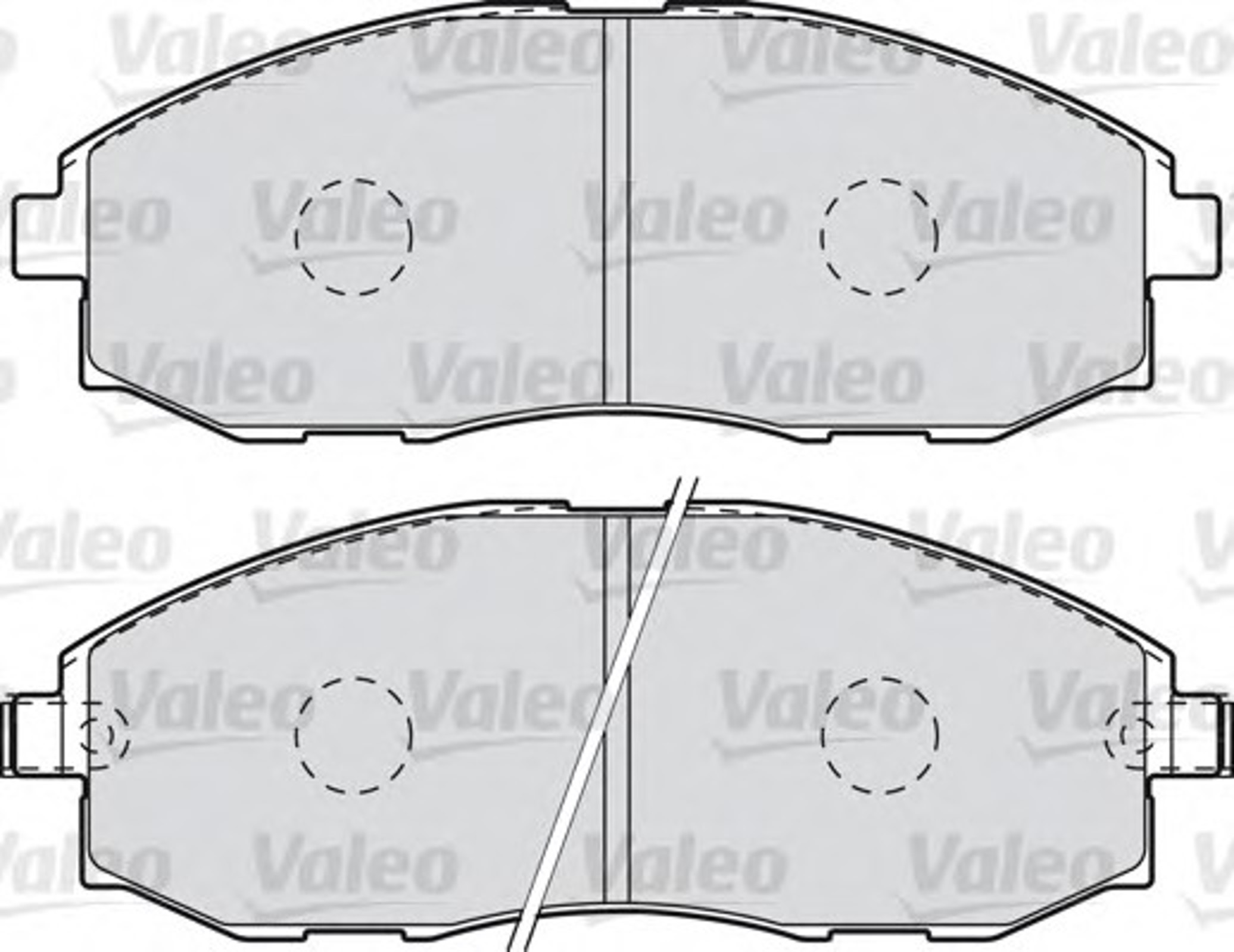 Колодки тормозные дисковые VALEO 598908