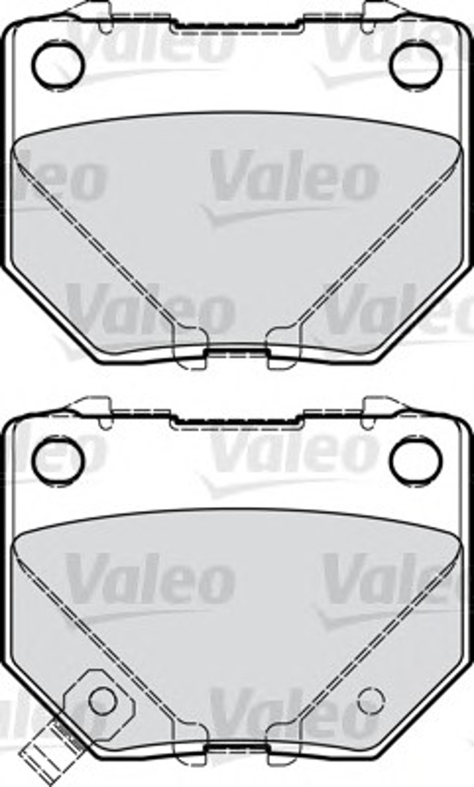 Колодки тормозные дисковые VALEO 598916